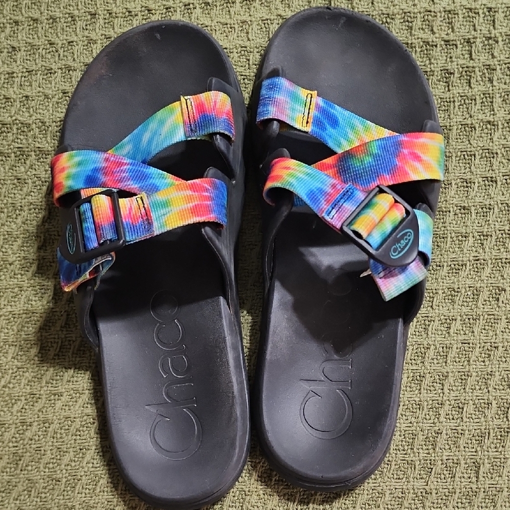 Chaco Tie-Dye Slide Sandals